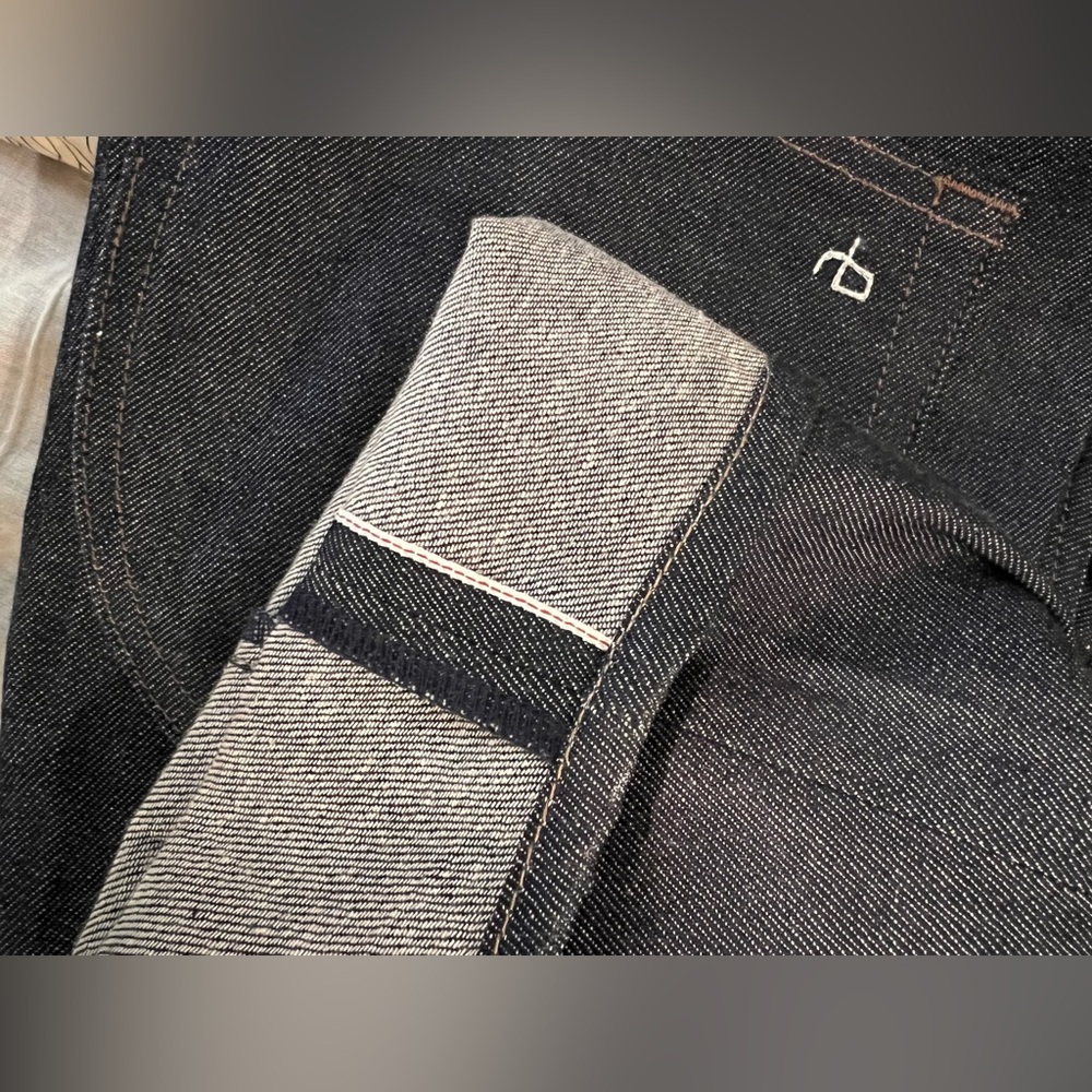 rag & bone Men's Straight Jeans - Dark Blue - Picture 7 of 7